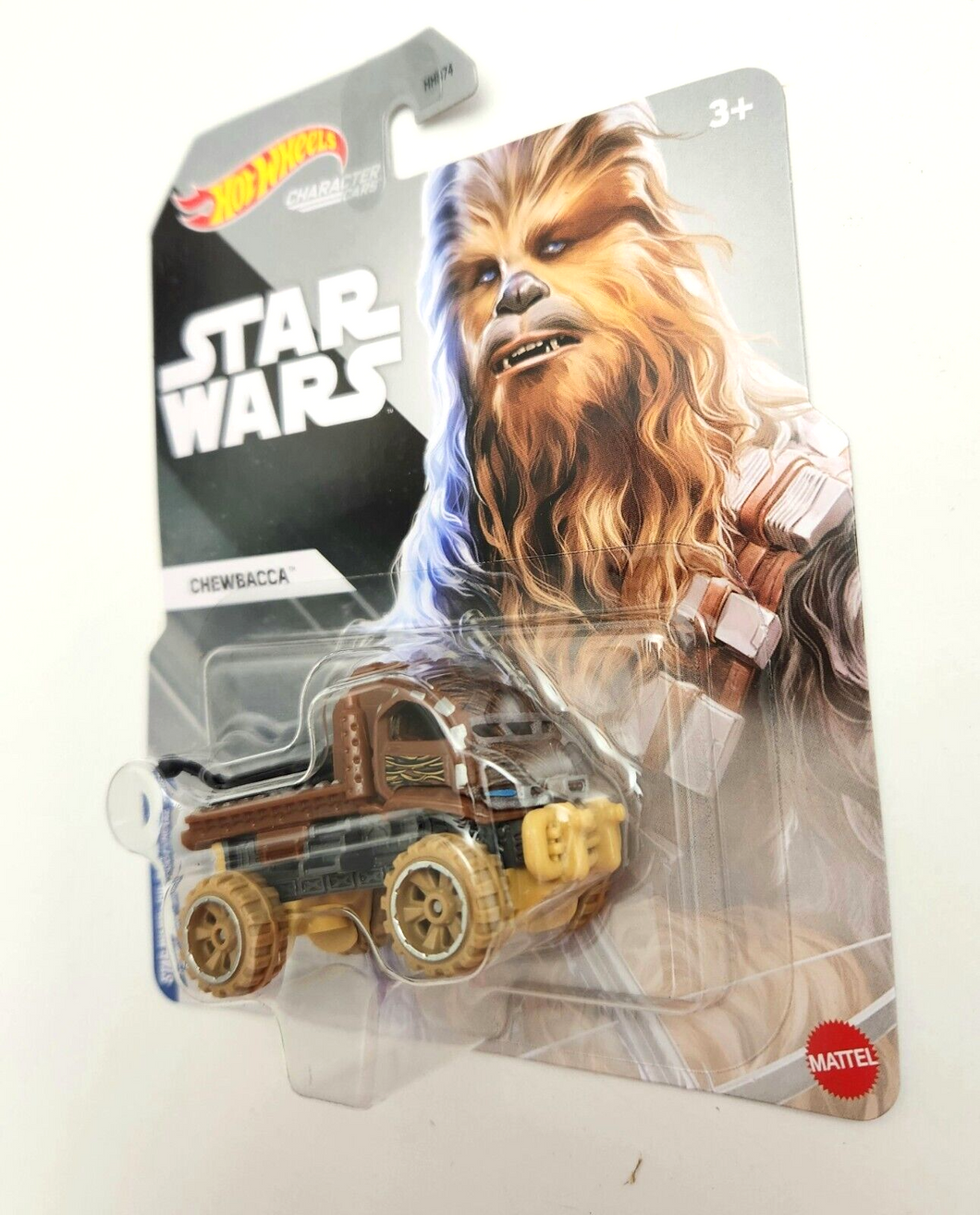 Hot Wheels Chewbacca -4B12 Brown  - 2023 Star Wars Character Cars