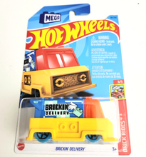 Load image into Gallery viewer, Hot Wheels Brickin&#39; Delivery yellow #58 - 2023 Brick Rides
