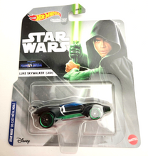 Load image into Gallery viewer, Hot Wheels Luke Skywalker ( Jedi) -4B12 Black  - 2023 Star Wars Character Cars
