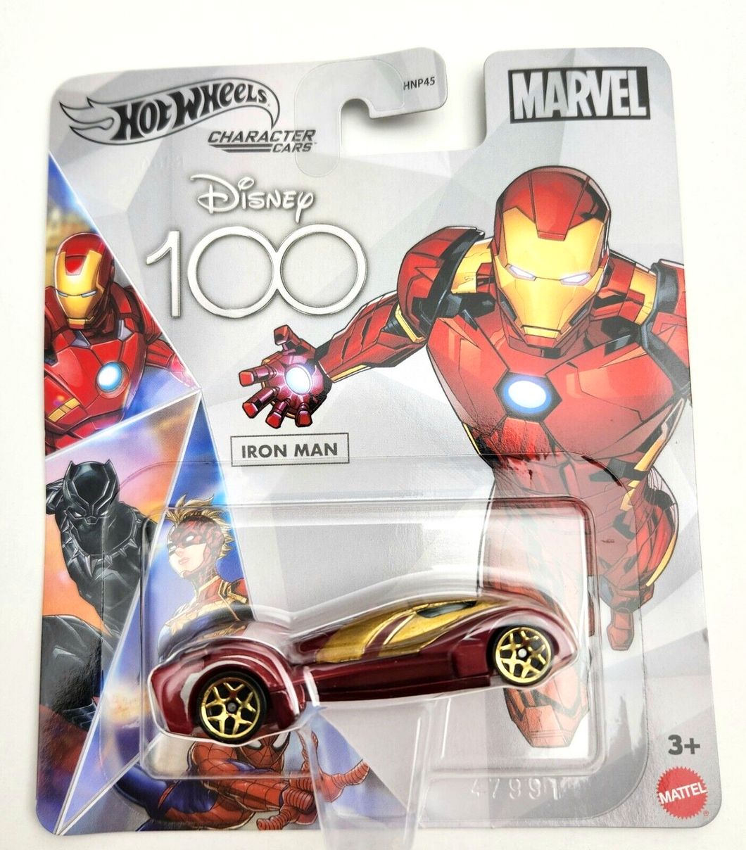 Hot Wheels Marvel - Iron Man Red  - 2023 Disney 100 Character Cars