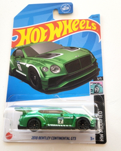 Load image into Gallery viewer, Hot Wheels 2018 Bentley Continental GT3 Metalflake Green #44 - 2023 HW Modified
