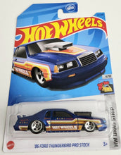 Load image into Gallery viewer, Hot Wheels &#39;86 Ford Thunderbird Pro Stock Blue #107 - 2023 HW Drag Strip
