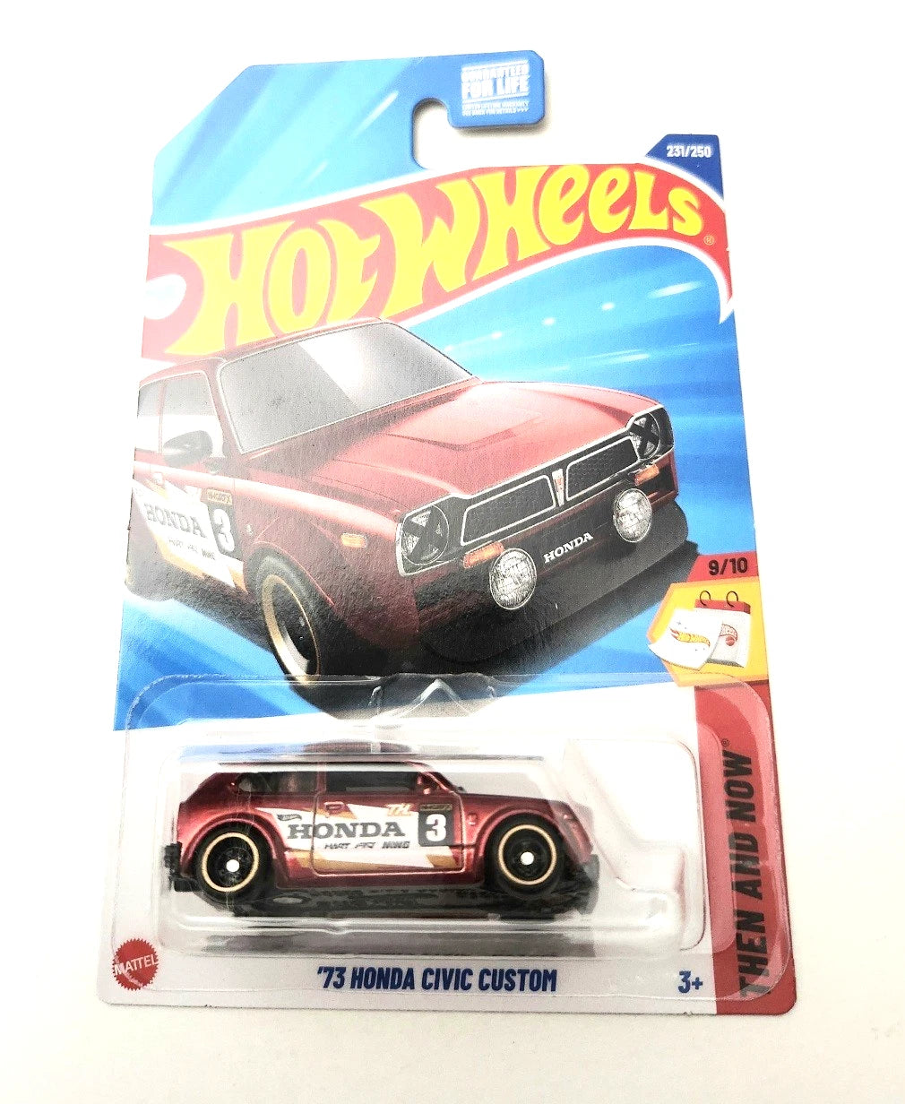 Hot Wheels ’73 Honda Civic Custom #231 - 2025 Then and Now Super Treasure Hunt