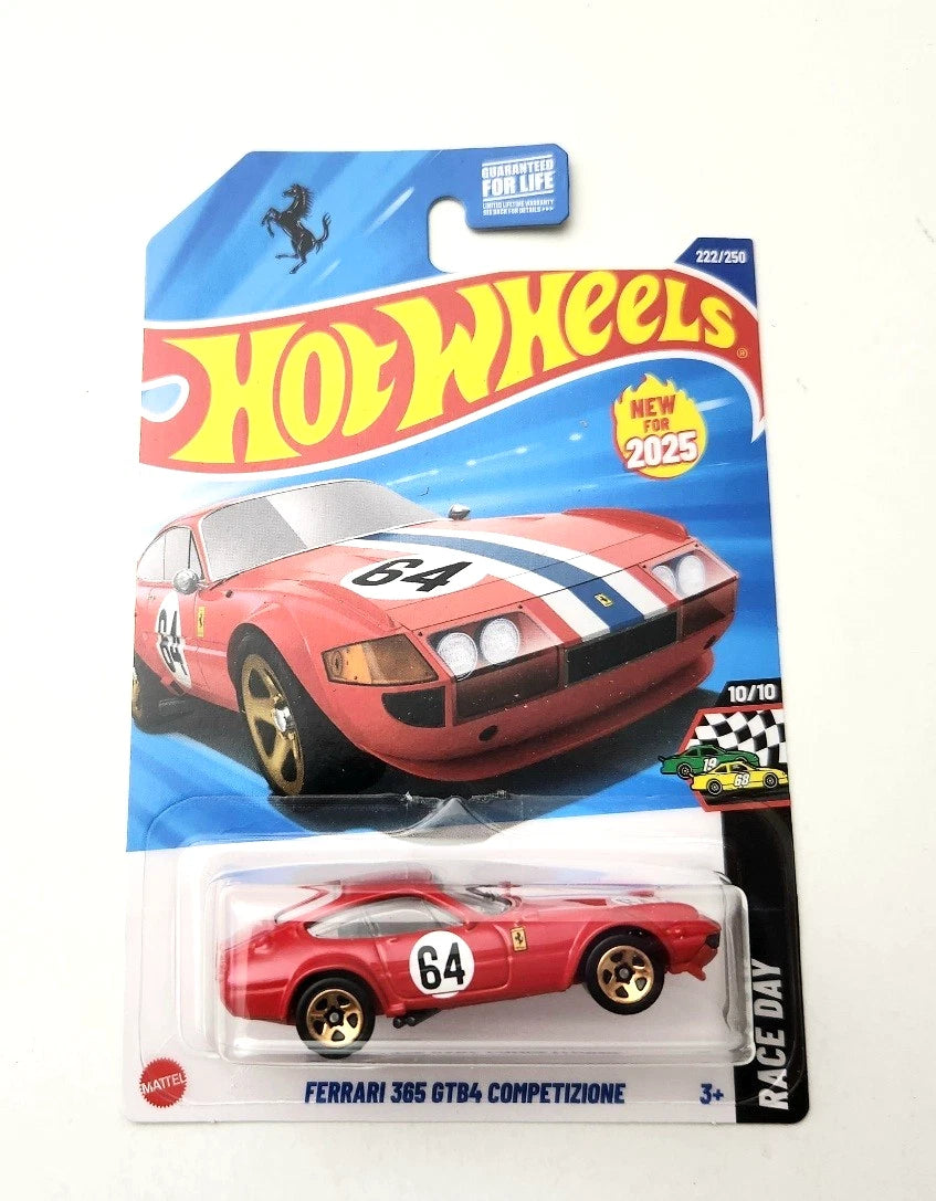 Hot Wheels Ferrari 365 GTB4 Competizione Red #222 222/250 - Race Day