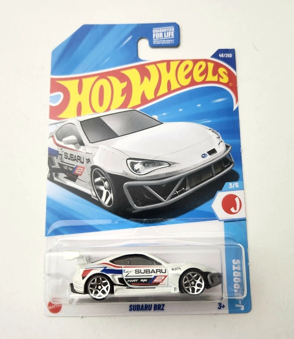 Hot Wheels Subaru BRZ White #48 48/250 - 2025 HW J-Imports