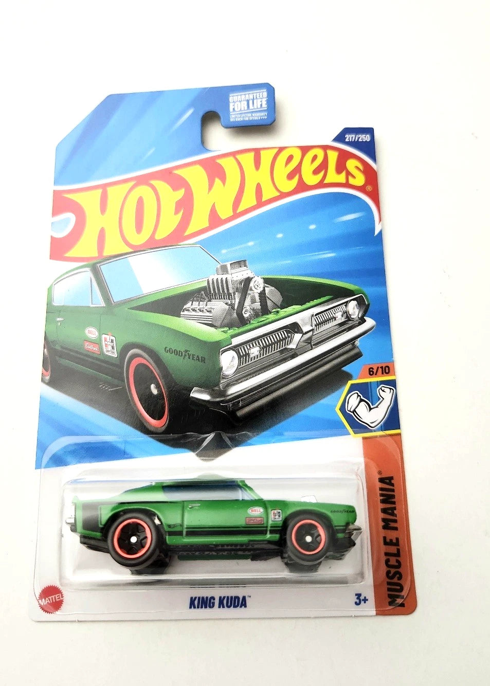 Hot Wheels King Kuda Green #217 217/250 - Muscle Mania