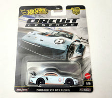 Load image into Gallery viewer, Hot Wheels Porsche 911 GT3 R 992 - Gulf 2025 Car Culture: Circuit Legends 5/5 Blue
