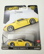 Load image into Gallery viewer, Hot Wheels Porsche Carrera GT 2025 Car Culture: Timeless Icons 3/5 Yellow
