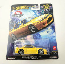 Load image into Gallery viewer, Hot Wheels Nissan Skyline GT-R (R32) Pandem 2025 Ronin Run II 1/5 yellow/black
