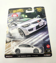 Load image into Gallery viewer, Hot Wheels ’07 Honda Civic Type R 2025 Pop Culture: Ronin Run II 2/5 White
