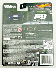 Load image into Gallery viewer, Hot Wheels Hot Wheels Custom Mustang Blue #2 Fast &amp; Furious - Furious Fleet 2/5 Premium 2021 Fast &amp; Furious Furious Fleet 2 Blue

