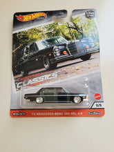 Load image into Gallery viewer, Hot Wheels '72 MERCEDES-BENZ 280 SEL 4.5 2020 Modern Classics 5 black

