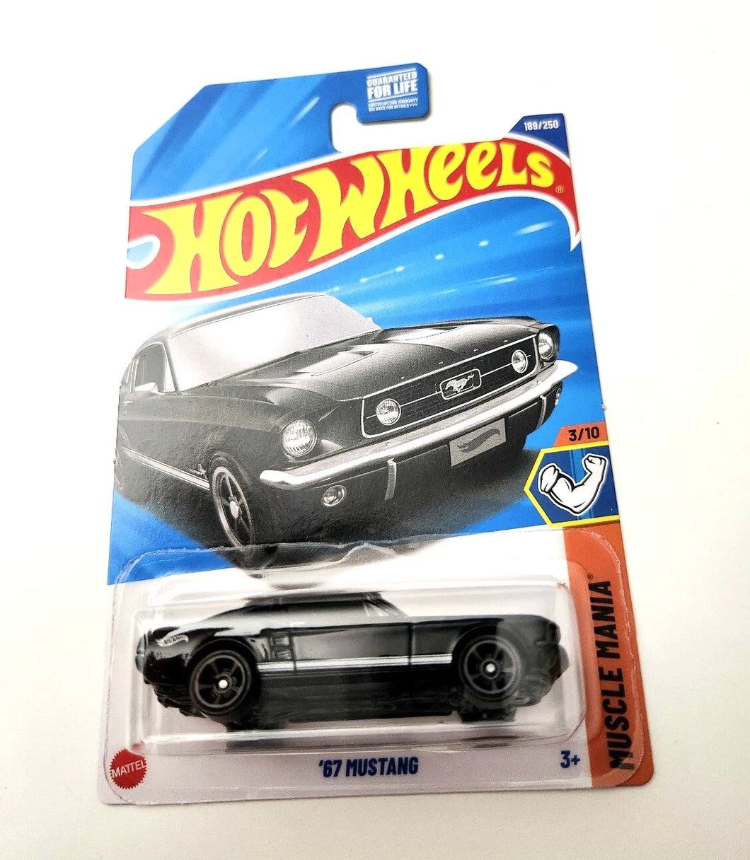 Hot Wheels ’67 Mustang Black #189 189/250 - 2025 Muscle Mania