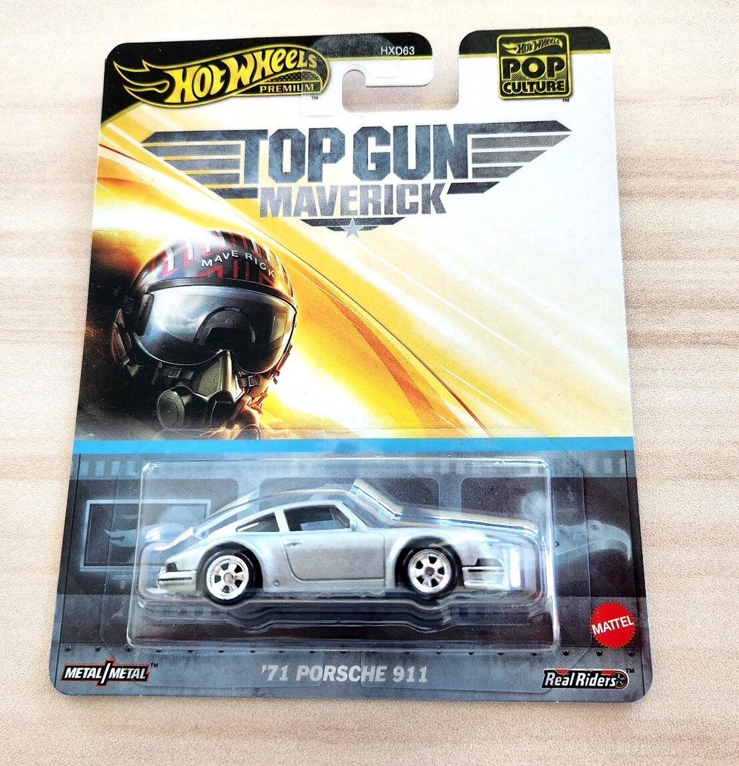 Hot Wheels ’71 Porsche 911 Gray JBL62 X - 2025 Pop Culture: Top Gun Maverick