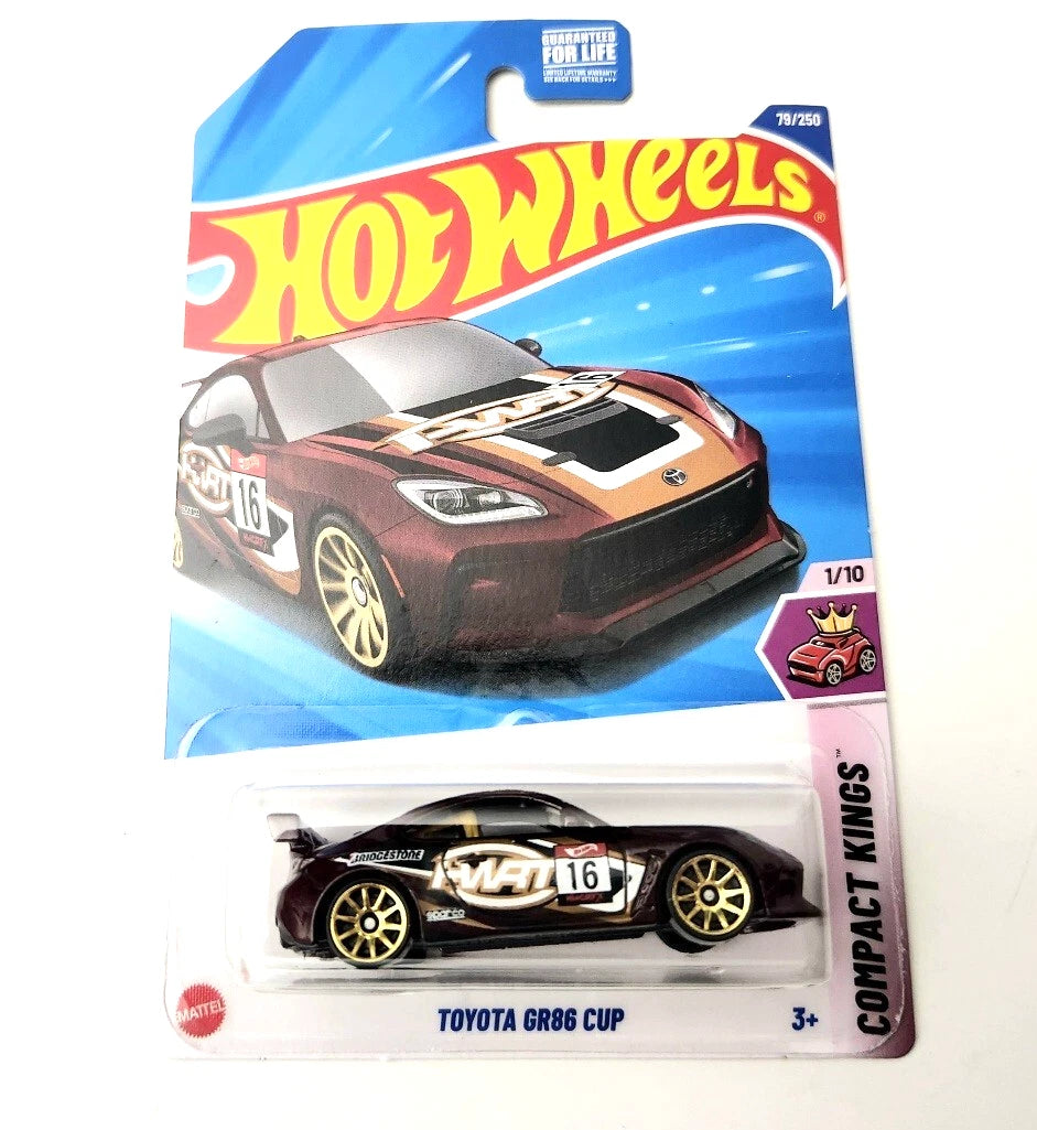 Hot Wheels Toyota GR86 Cup Metalflake umber #79 79/250 - 2025 Compact Kings