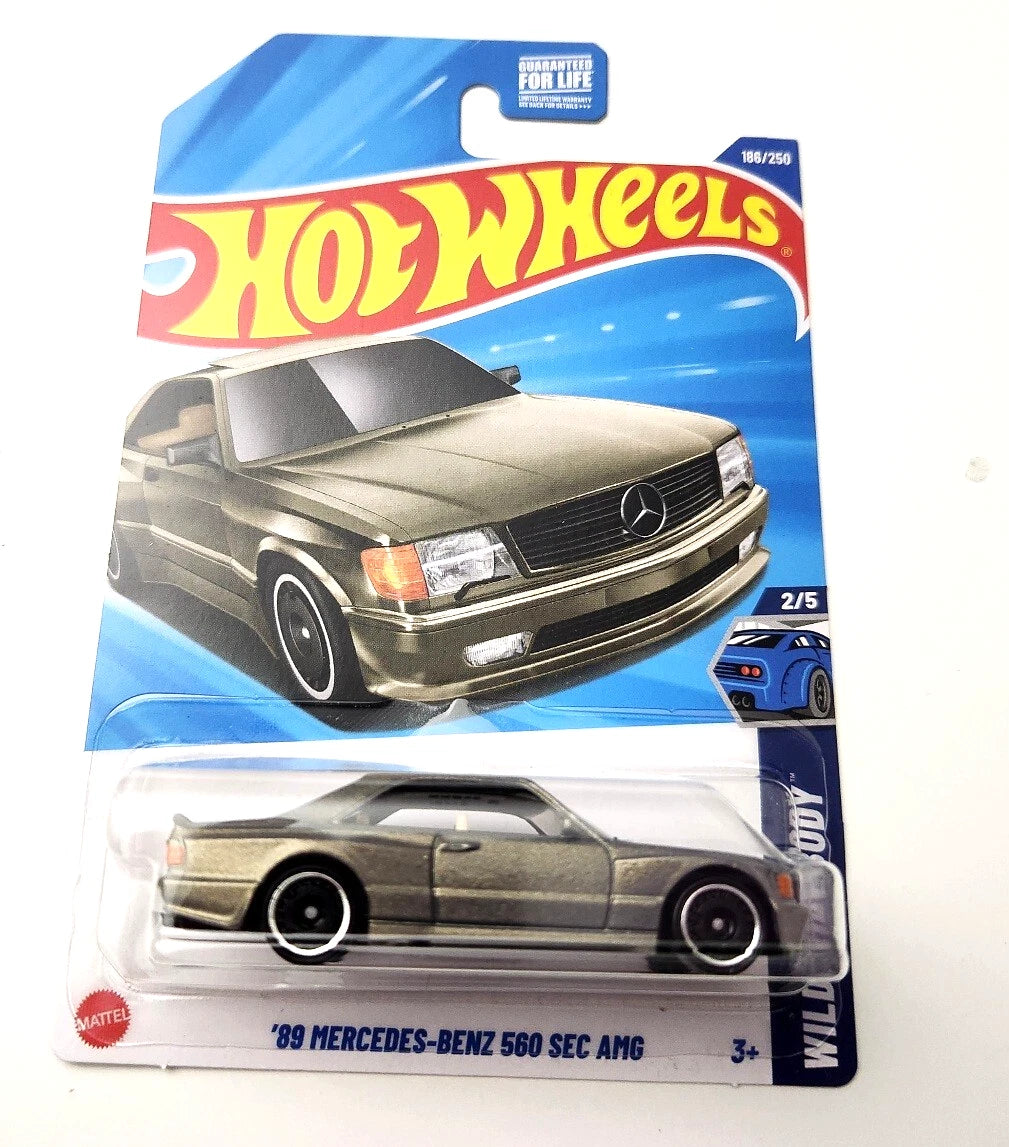 Hot Wheels ’89 Mercedes-Benz 560 SEC AMG Green #186 186/250 - 2025 Wild Wildbody