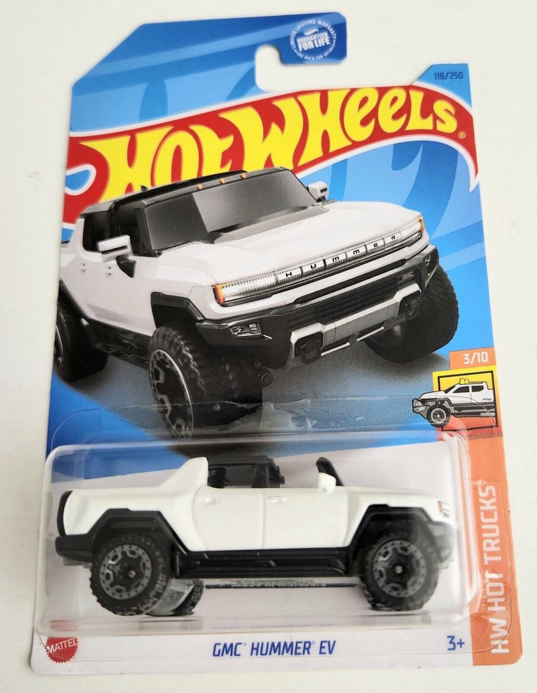 Hot wheels GMC Hummer EV White #116 116/250 2023 HW Hot Trucks