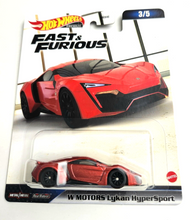 Load image into Gallery viewer, Hot Wheels W Motors Lykan HyperSport Metalflake red #3 - 2023 Fast &amp; Furious
