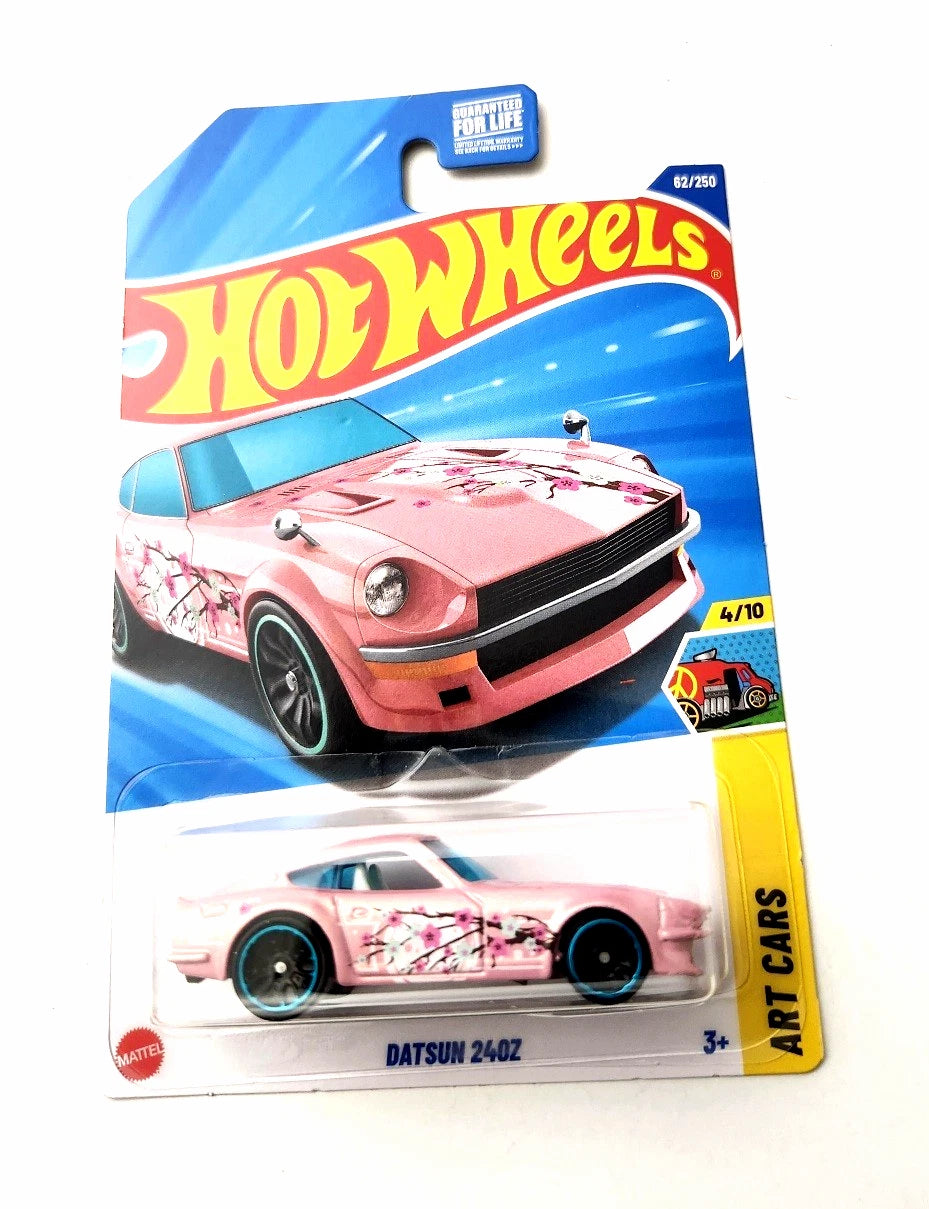 Hot Wheels Datsun 240z Pink #62 62/250 - 2025 HW Art Cars