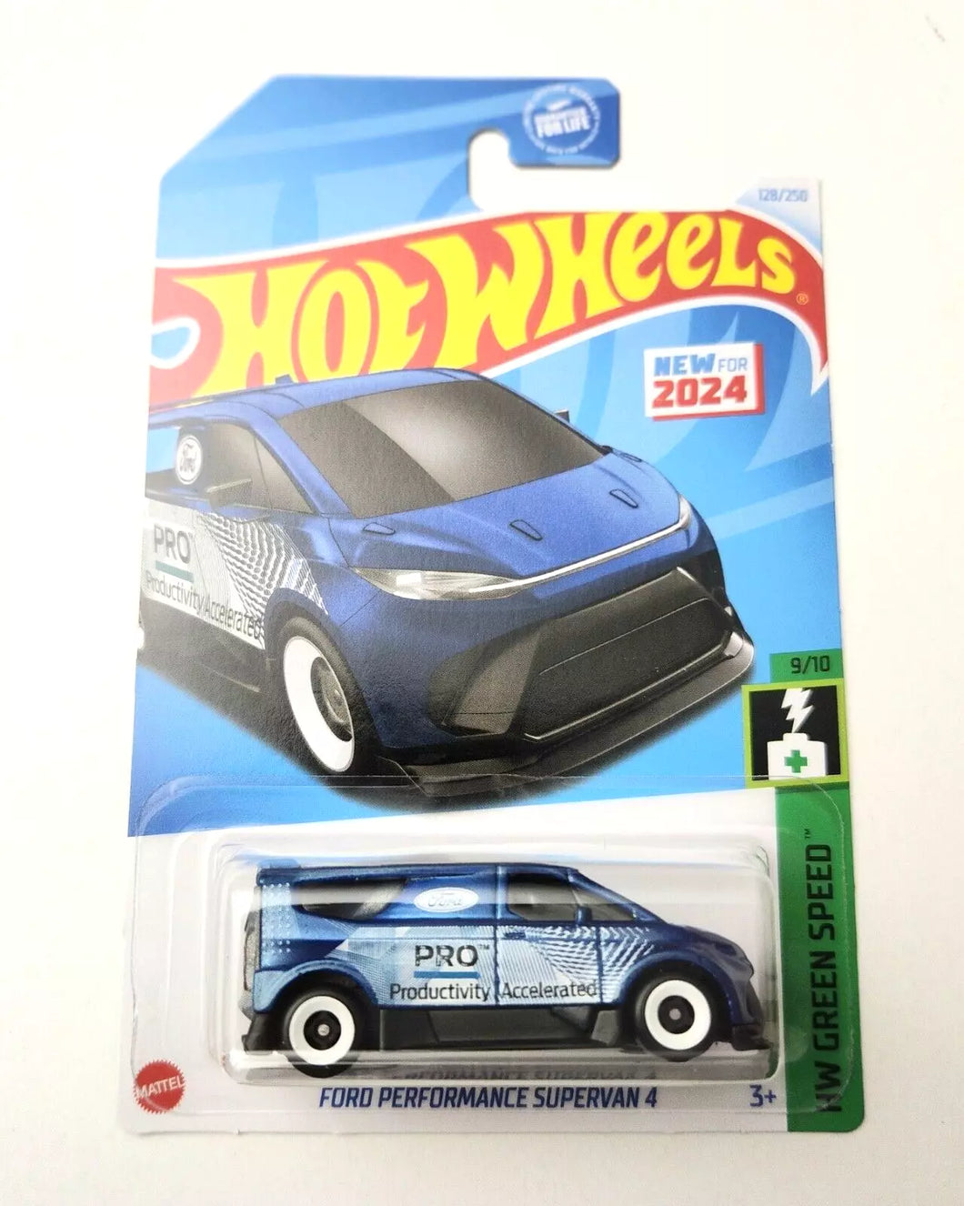 Hot Wheels Ford Performance Supervan 4 Blue #128 128/250 - 2024 HW Green Speed