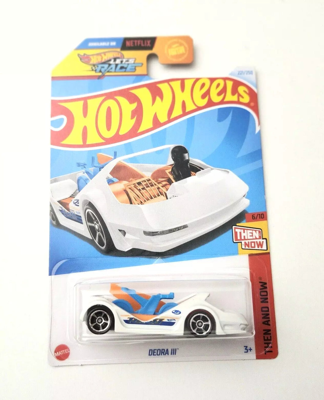 Hot Wheels Deora III White #221 221/250 - 2024 Then and Now