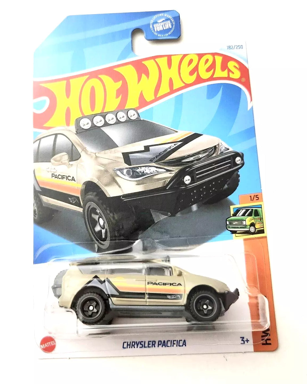 Hot Wheels Chrysler Pacifica Tan #182 182/250 - 2024 HW Vans