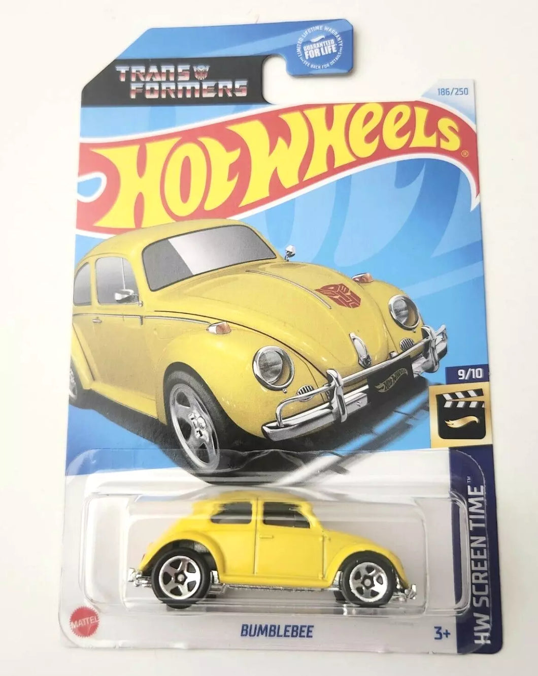 Hot Wheels Bumblebee Yellow #186 186/250 - 2024 HW Screen Time