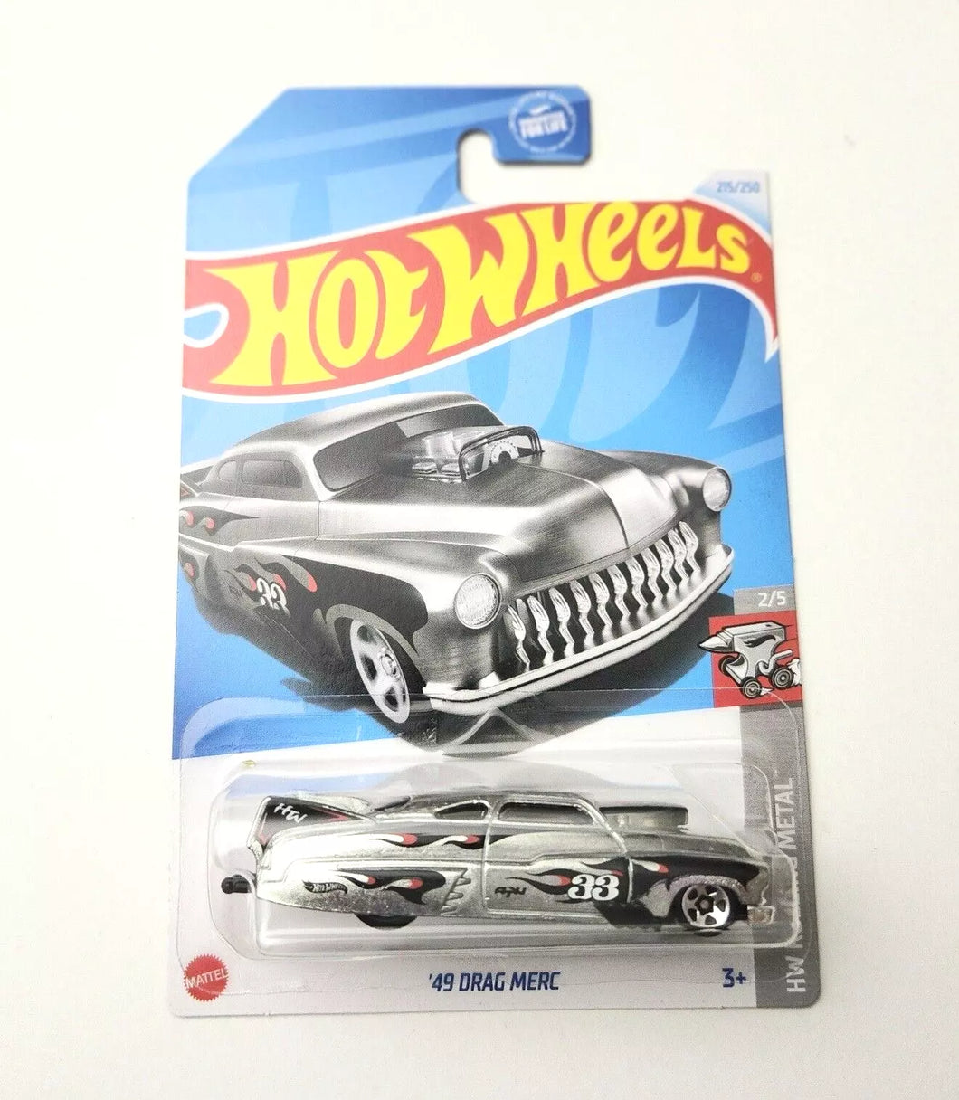 Hot Wheels '49 Drag Merc Chrome #215 215/250 - 2024 HW Rolling Metal