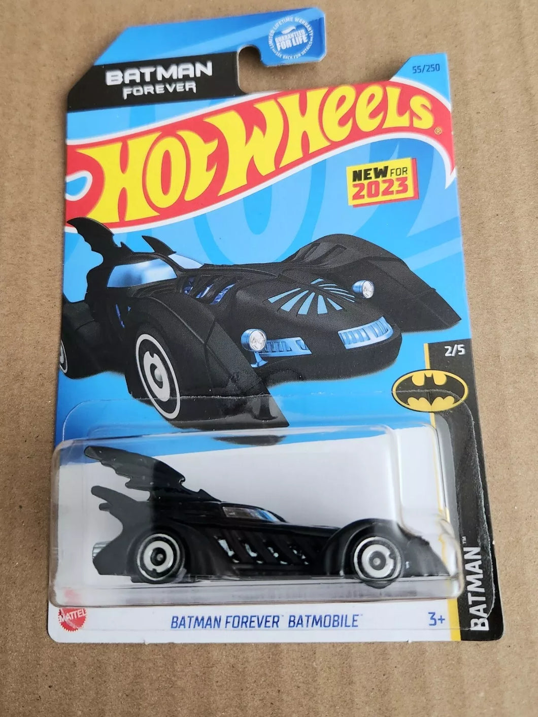 Hot Wheels Batman Forever Batmobile black #55 - 2023 Batman