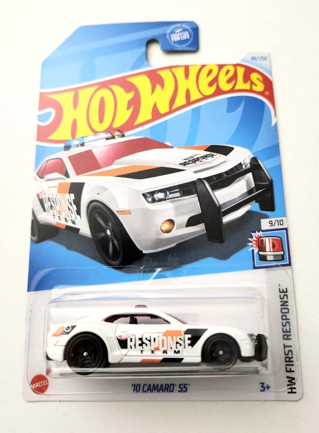 Hot Wheels '10 Camaro SS Lime White #86 86/250 - 2024 HW First Response