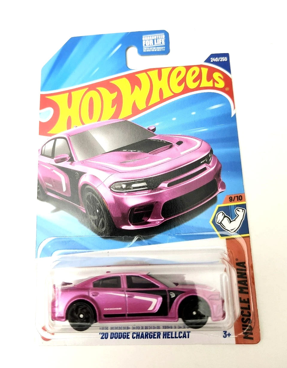 Hot Wheels ’20 Dodge Charger Hellcat Pink #240 240/250 - 2025 Muscle Mania