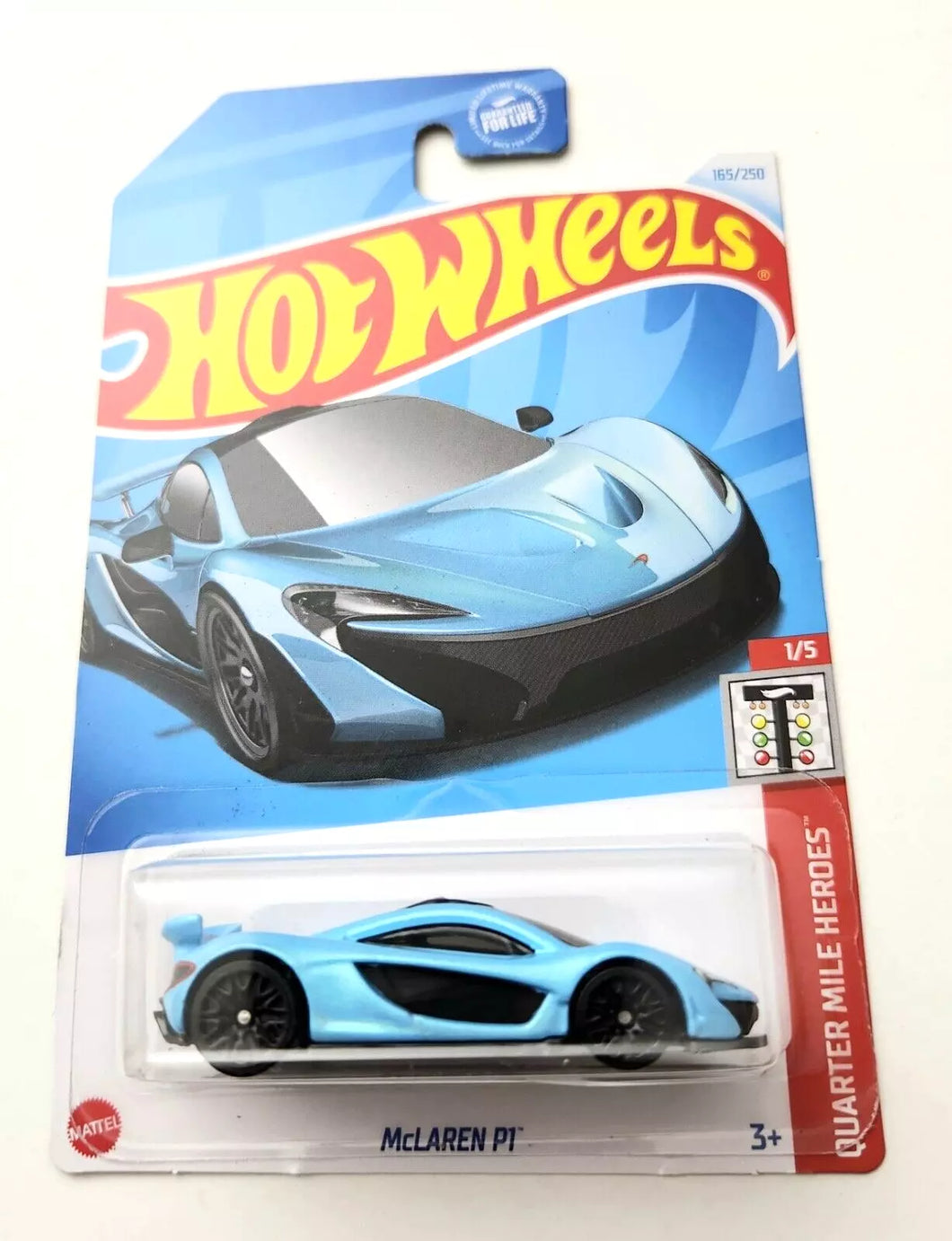 Hot Wheels McLaren P1 Blue #165 165/250 - 2024 Quarter Mile Heroes