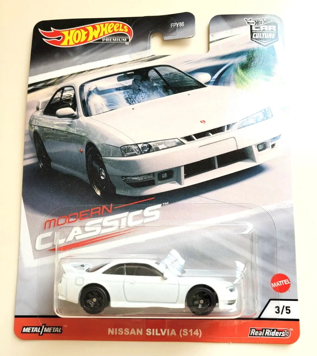 Hot Wheels Nissan Silvia (S14) White #3 Modern Classics 3/5 -2020