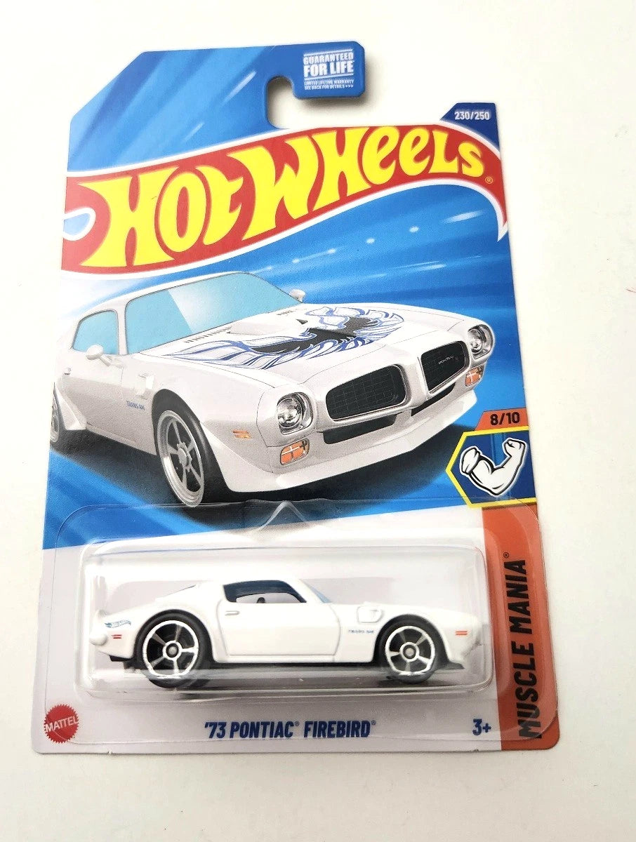 Hot Wheels ’73 Pontiac Firebird White #230 230/250 - 2025 Muscle Mania