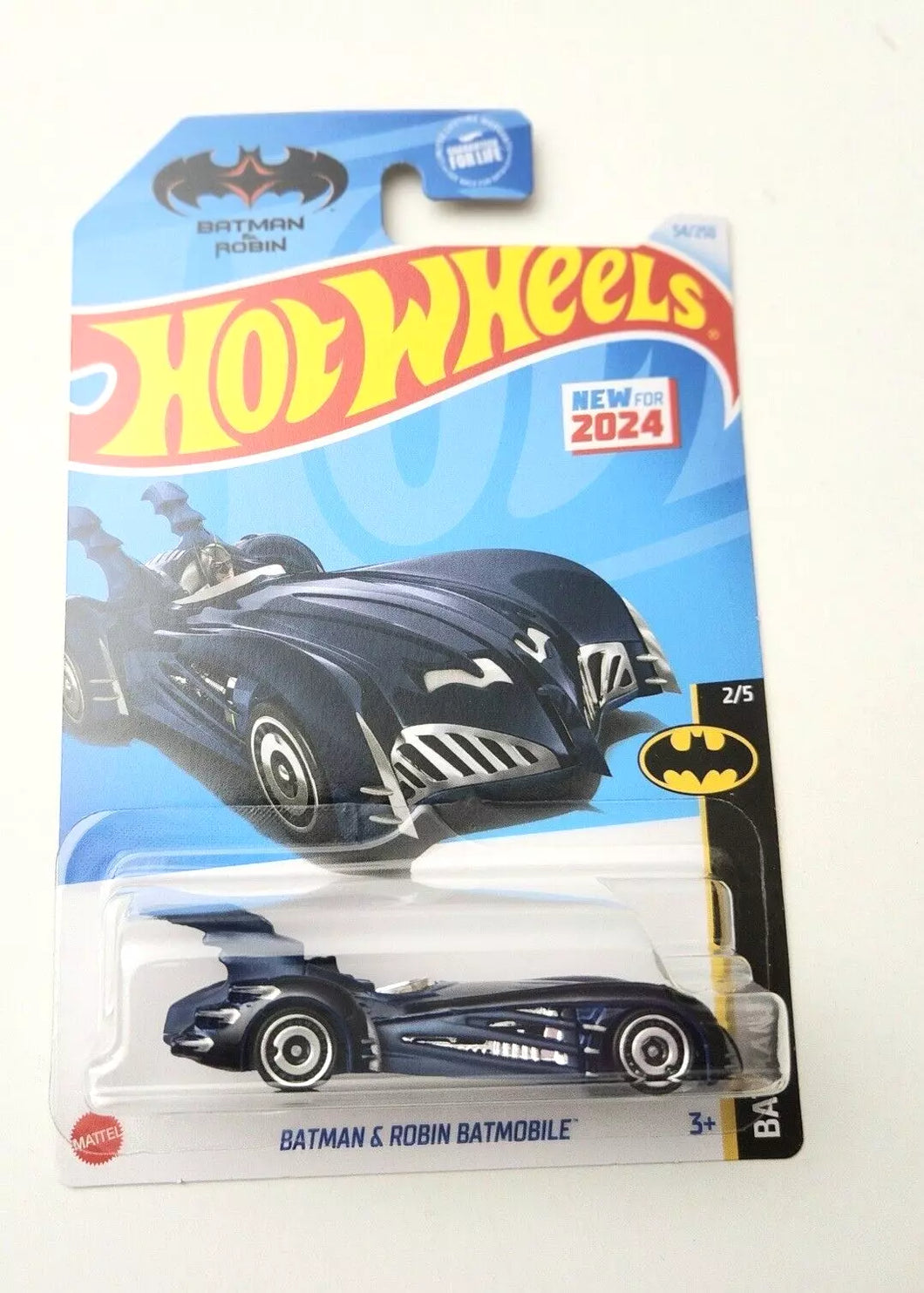 Hot Wheels Batman & Robin Batmobile Blue #54 54/250 - 2024 Batman