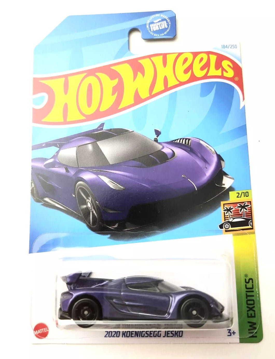 Hot Wheels 2020 Koenigsegg Jesko Iris Purple #184 184/250 - 2024 HW Exotics