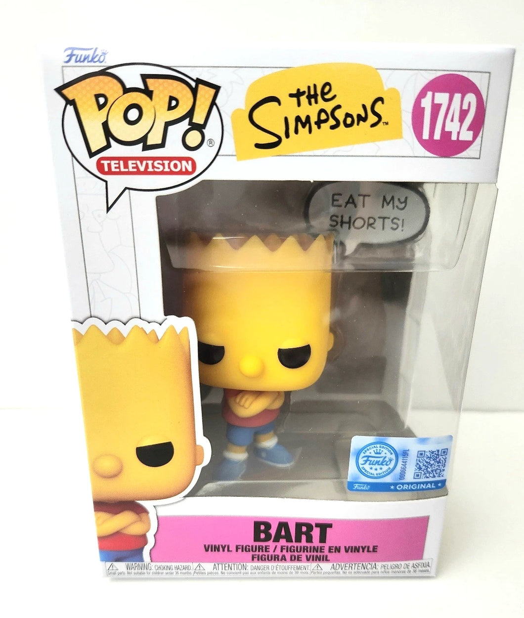 Funko POP! Television Pop! Saying The Simpsons Bart 1742
