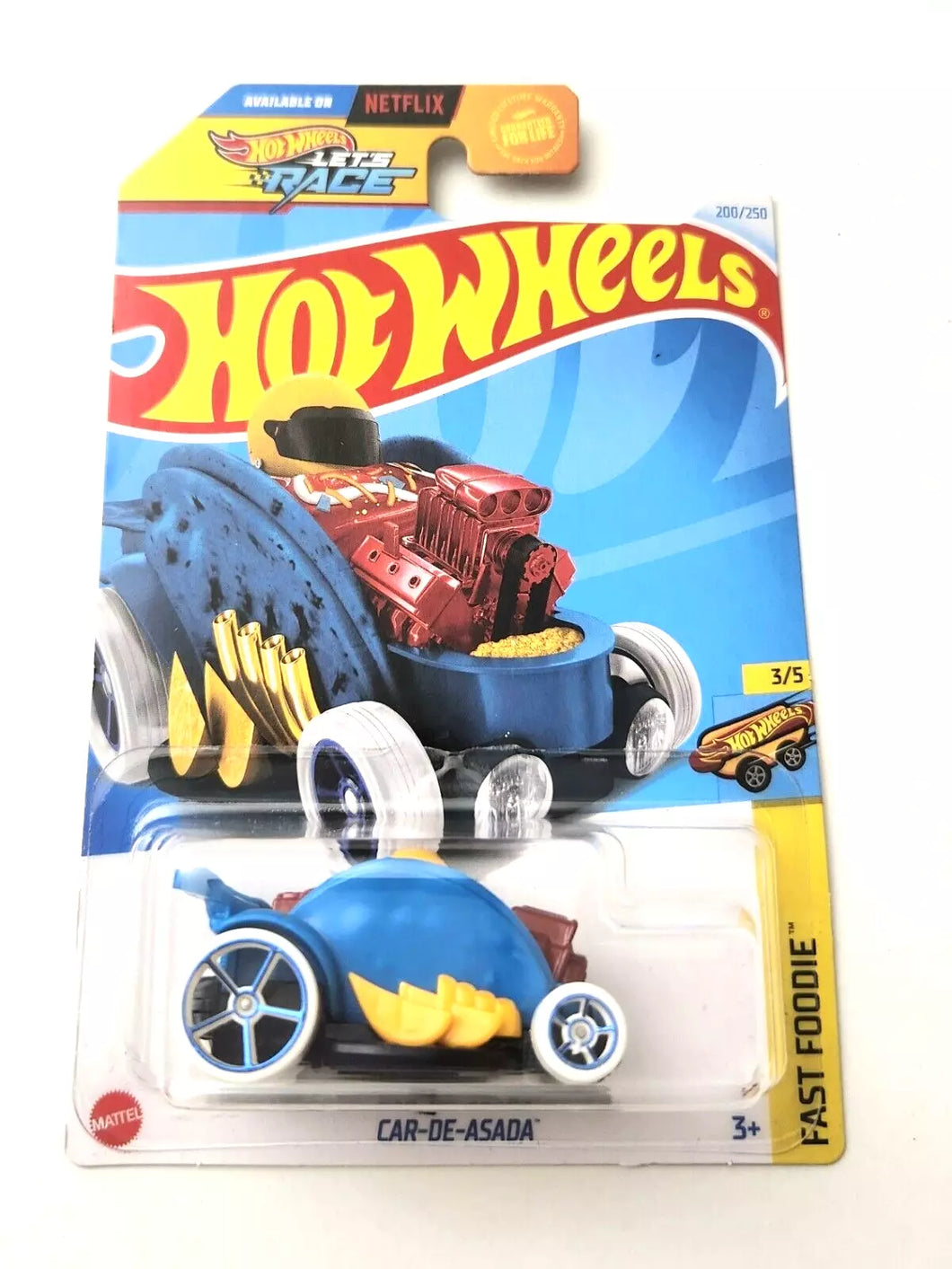 Hot Wheels Car-de-Asada Blue #200 200/250 - 2024 Fast Foodie Treasure Hunt