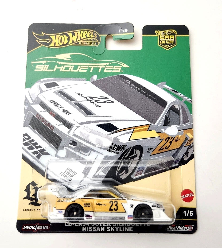 Hot Wheels LB-ER34 Super Silhouette Nissan Skyline 1/5 - 2025 Silhouettes