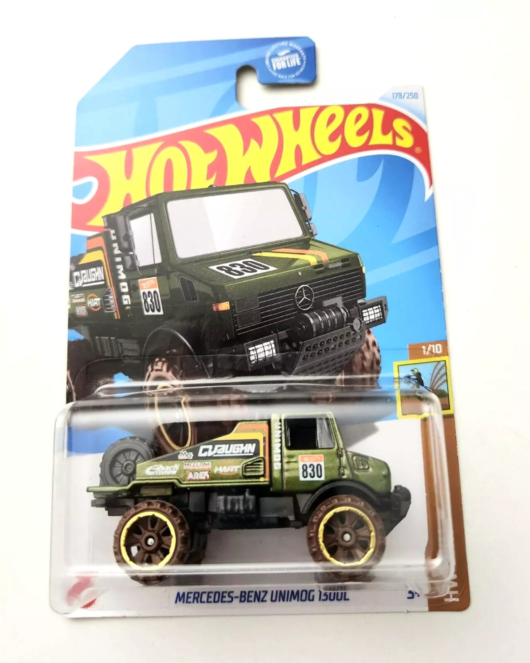 Hot Wheels Mercedes-Benz Unimog 1300L Green #178 178/250 - 2024 HW Dirt