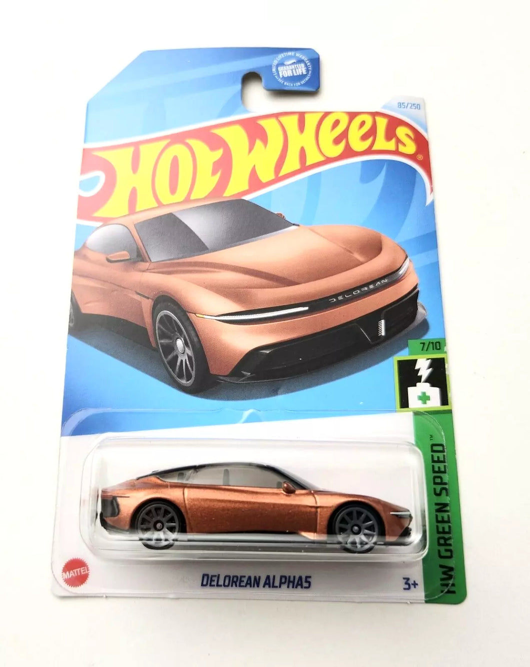 Hot Wheels Delorean Alphas Copper #85 85/250 - 2024 HW Green Speed