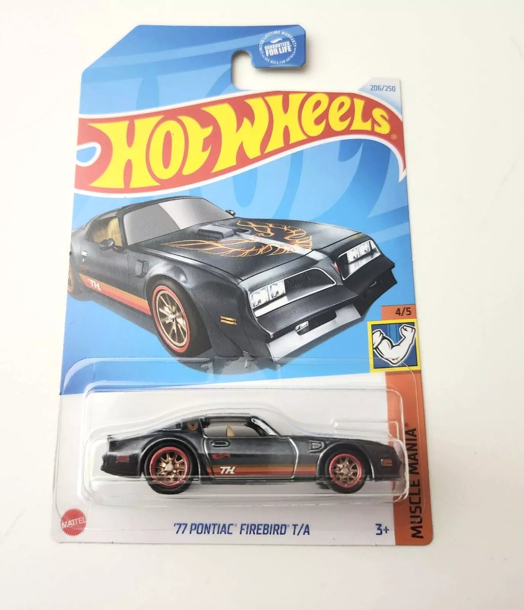 Hot Wheels '77 Pontiac Firebird T/A #206 2024 Muscle Mania- Super Treasure Hunt