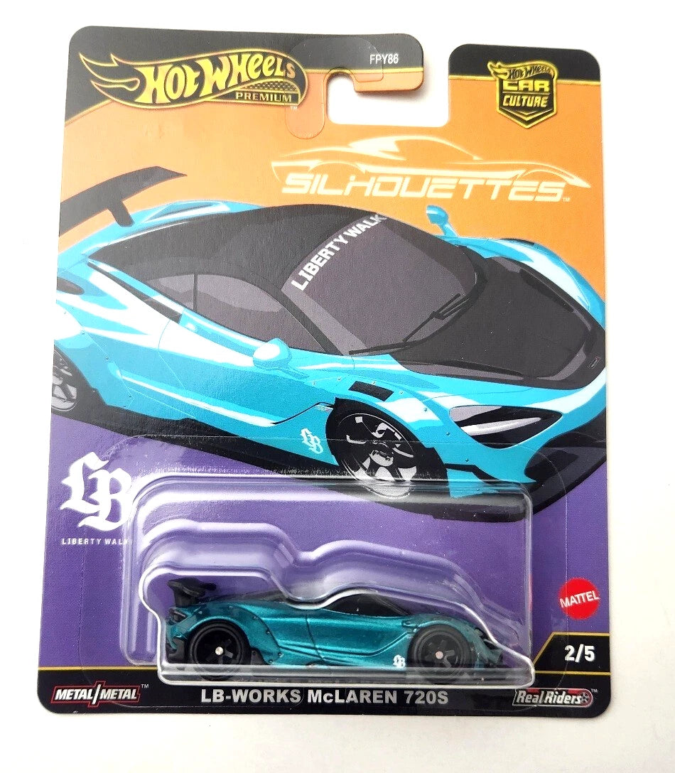 Hot Wheels LB-WORKS McLAREN 720S Green JBK47 2/5 - 2025 Car Culture: Silhouettes