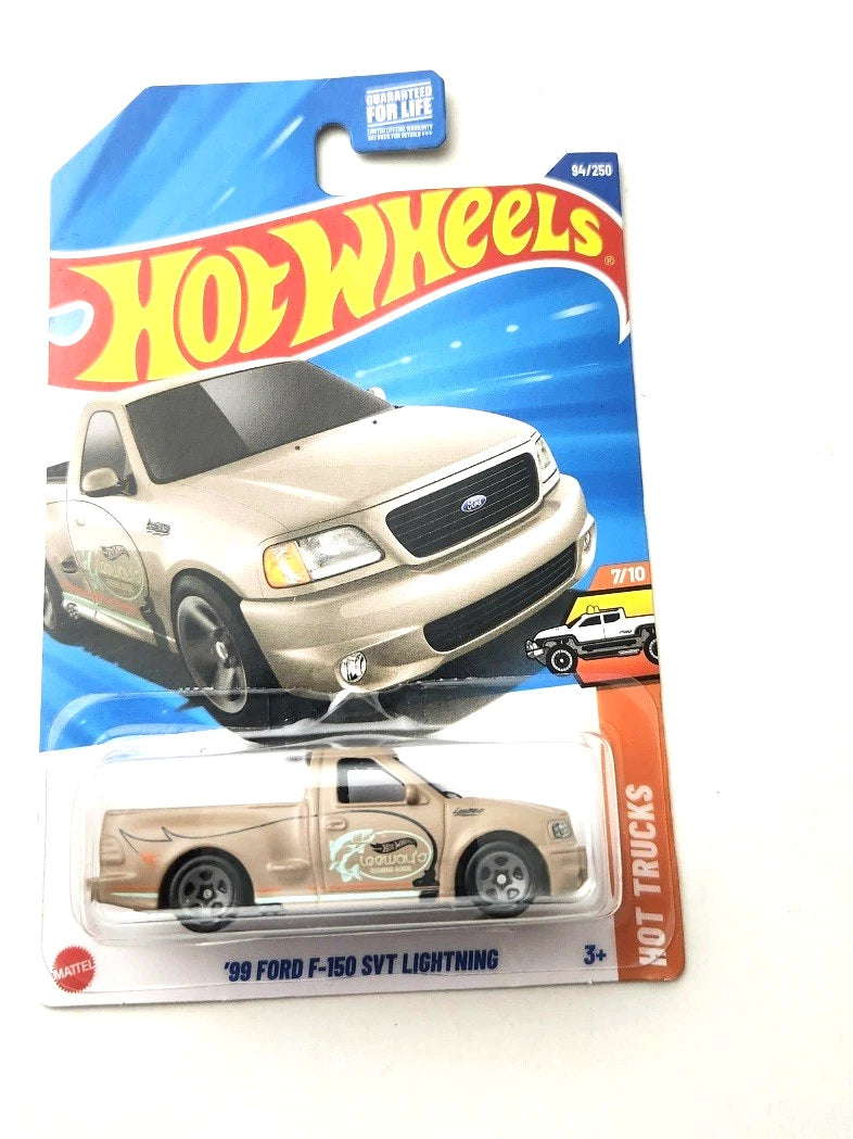 Hot Wheels '99 Ford F-150 SVT Lightning Tan #94 94/250 - 2025 HW Hot Trucks