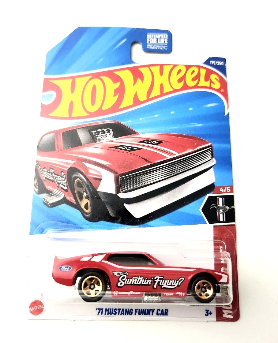 Hot Wheels ’71 Mustang Funny Car Red #175 175/250 - 2025 Mustang 60