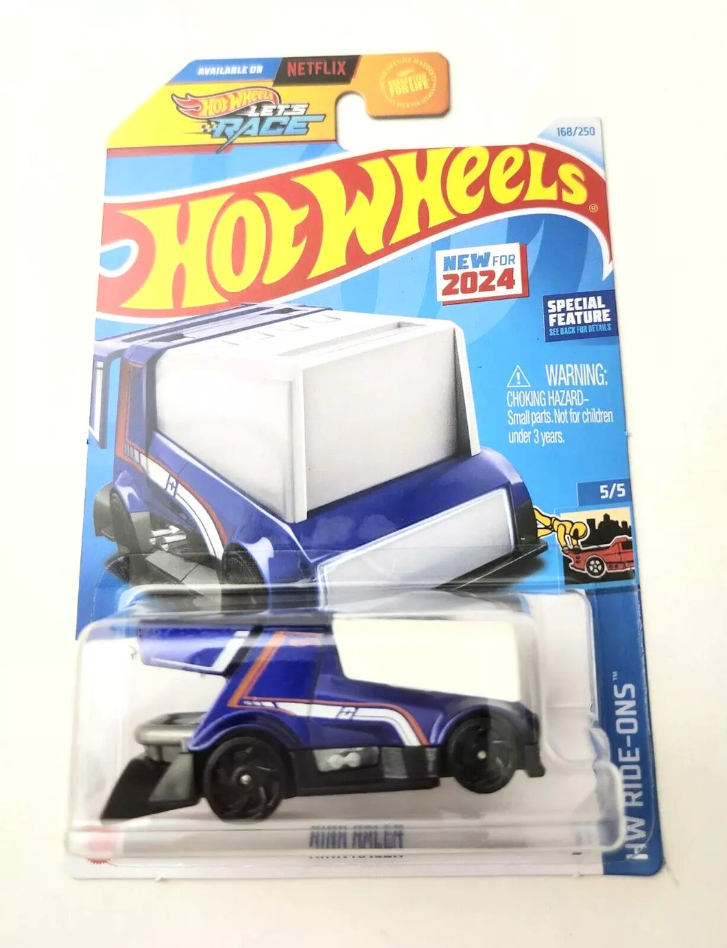 Hot Wheels Rink Racer Blue #168 168/250 - 2024 HW Ride-Ons