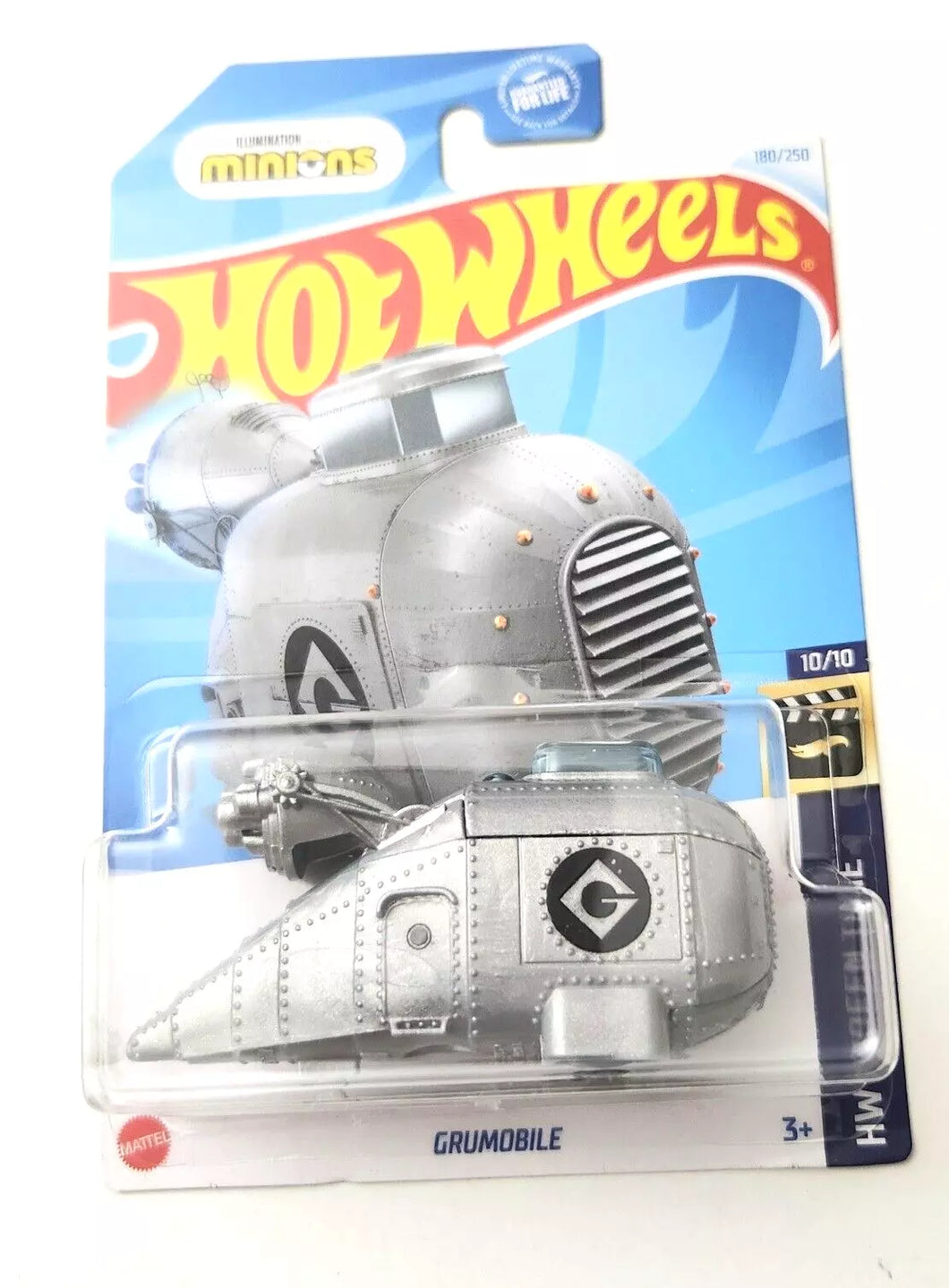 Hot Wheels Grumobile Silver #180 180/250 - 2024 HW Screen Time