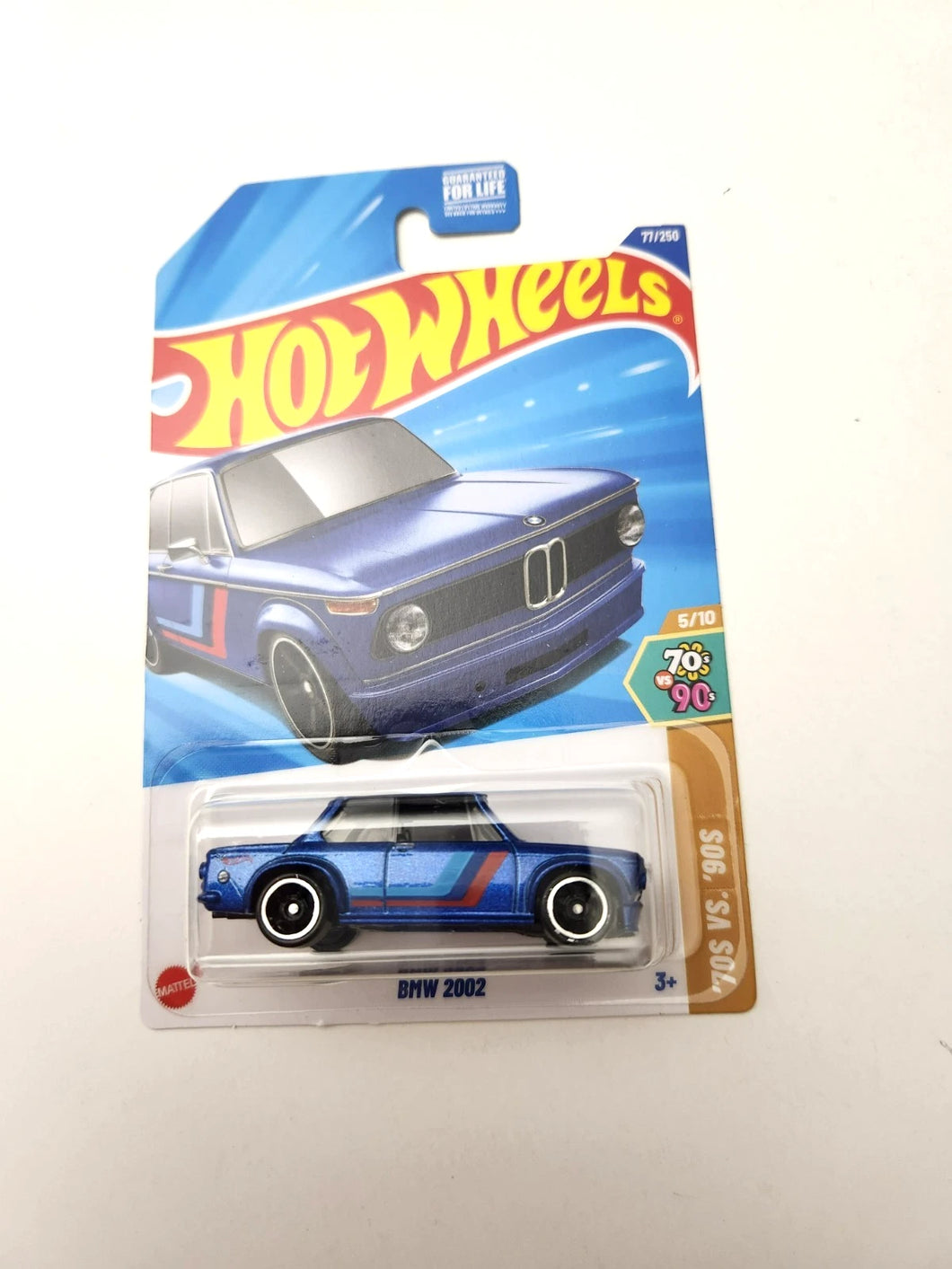 Hot Wheels BMW 2002 Blue #77 77/250 - 2025 HW:70S vs 90S