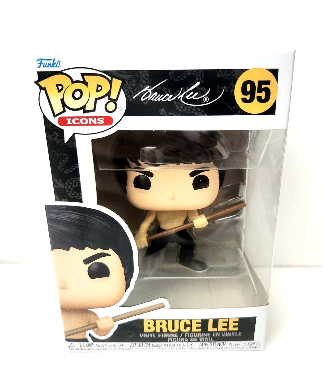 Funko POP! Icons Bruce Lee with Bo Staff 95