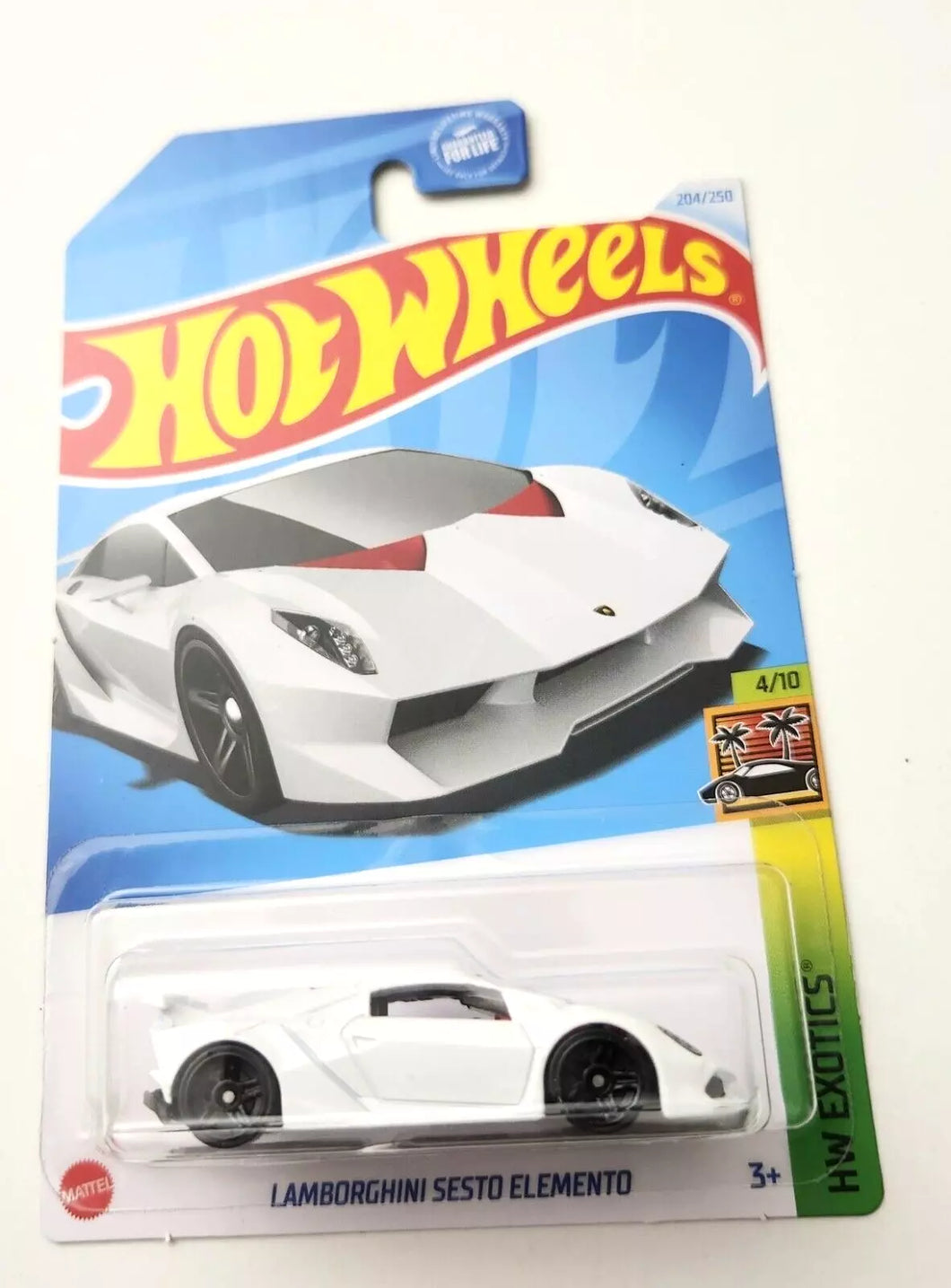 Hot Wheels Lamborghini Sesto Elemento White #204 204/250 - 2024 HW Exotics